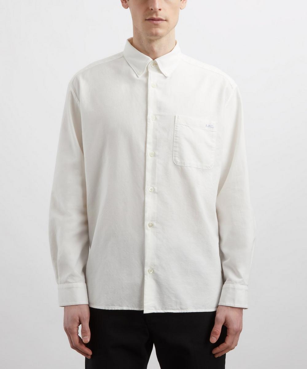 Liberty London A.P.C. Mateo Logo Cotton Shirt