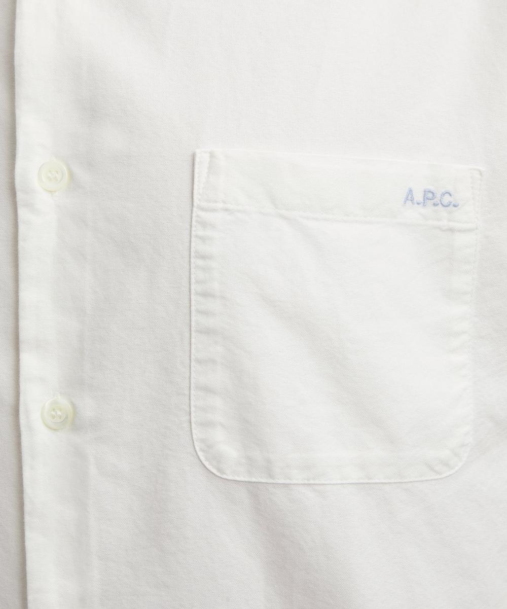Liberty London A.P.C. Mateo Logo Cotton Shirt