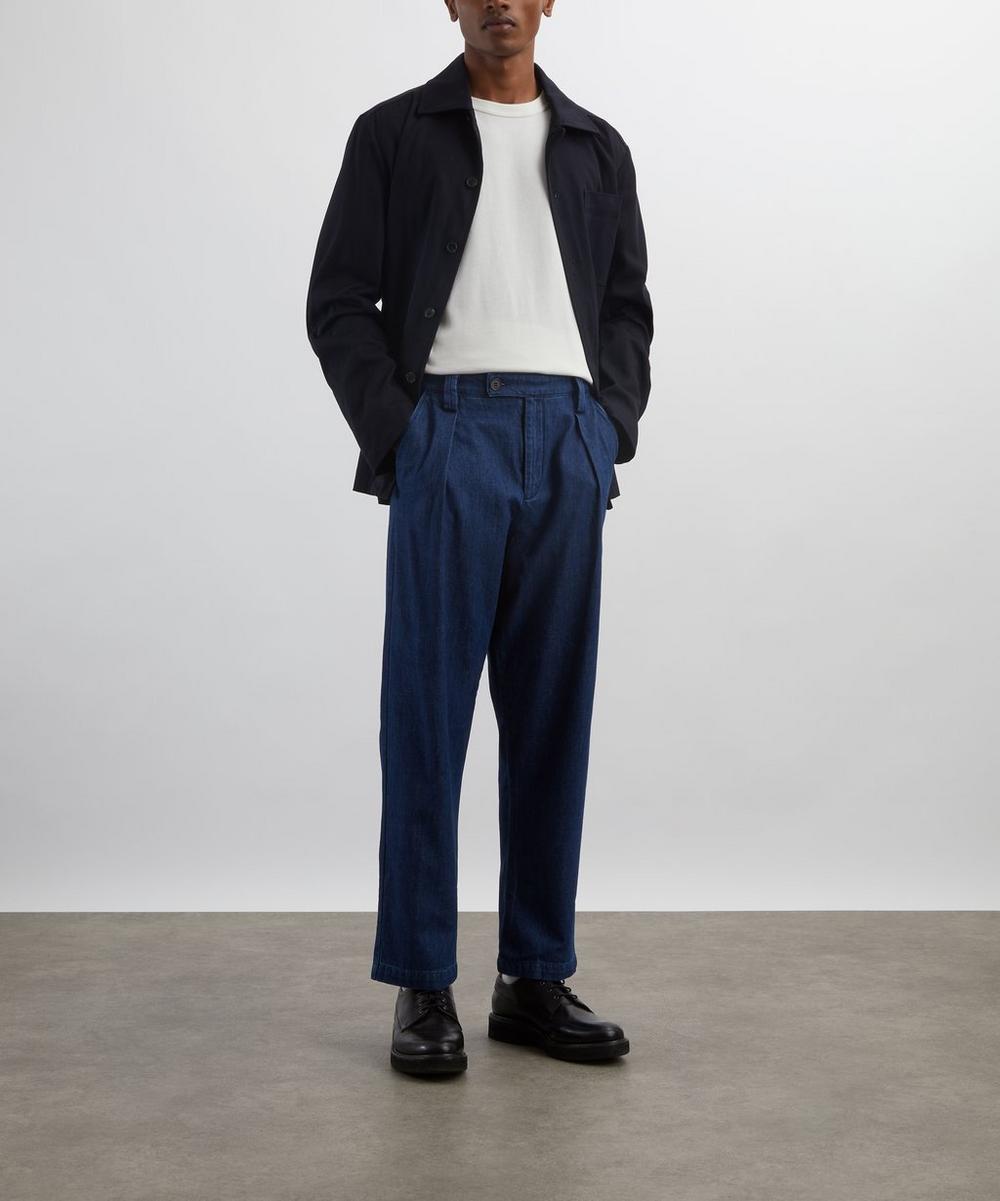 liberty london A.P.C. Renato Wide-Leg Tapered Jeans