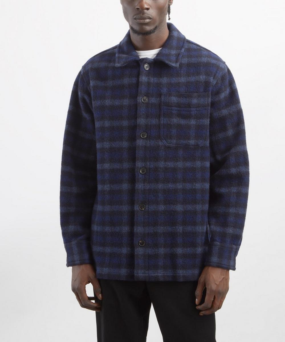 Liberty London A.P.C. Stanley Wool Check Shirt