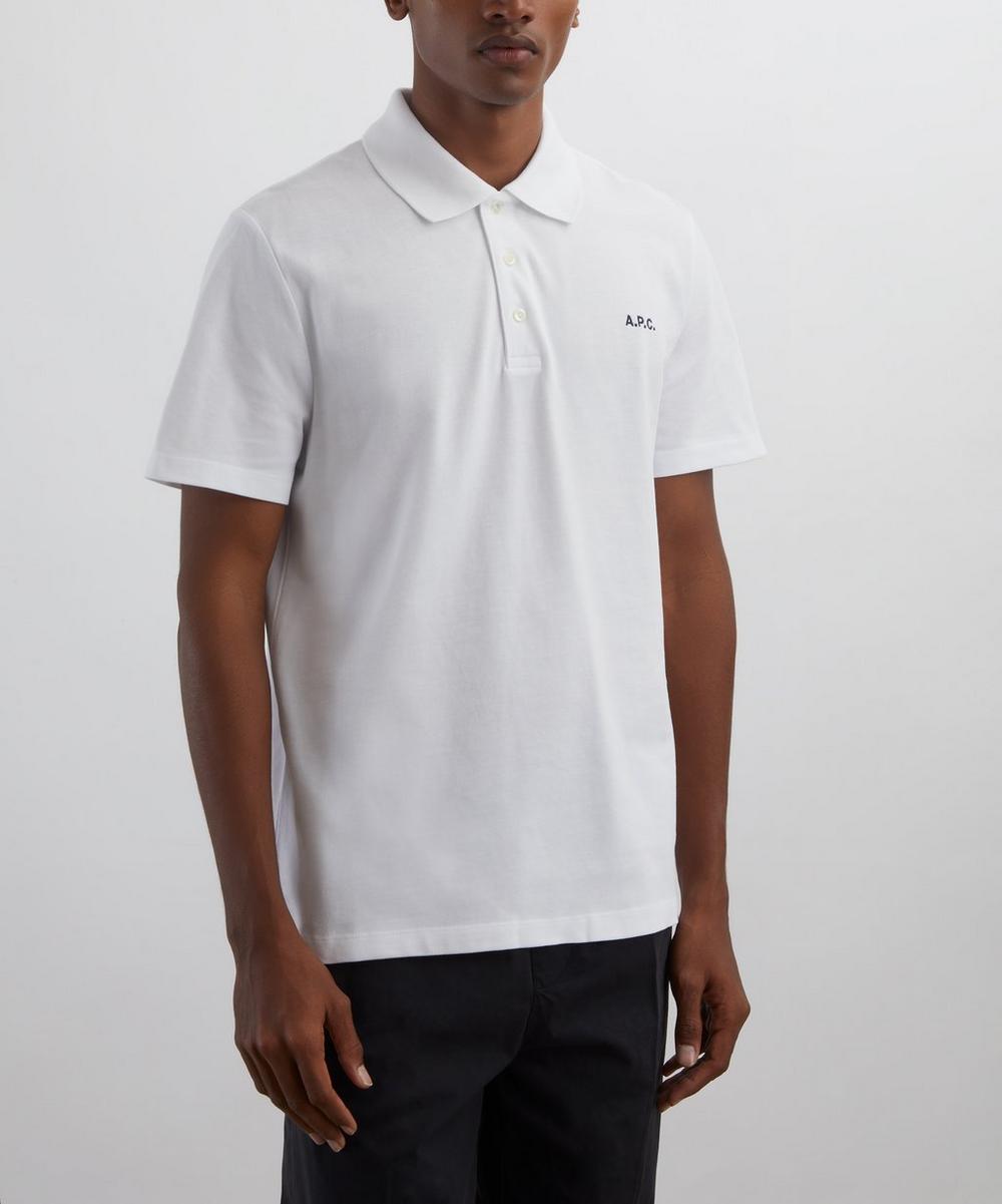 Liberty London A.P.C. White Standard Polo Shirt