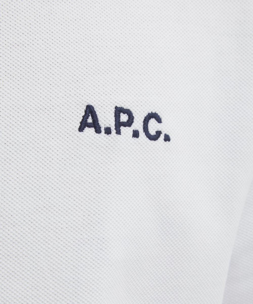 Liberty London A.P.C. White Standard Polo Shirt