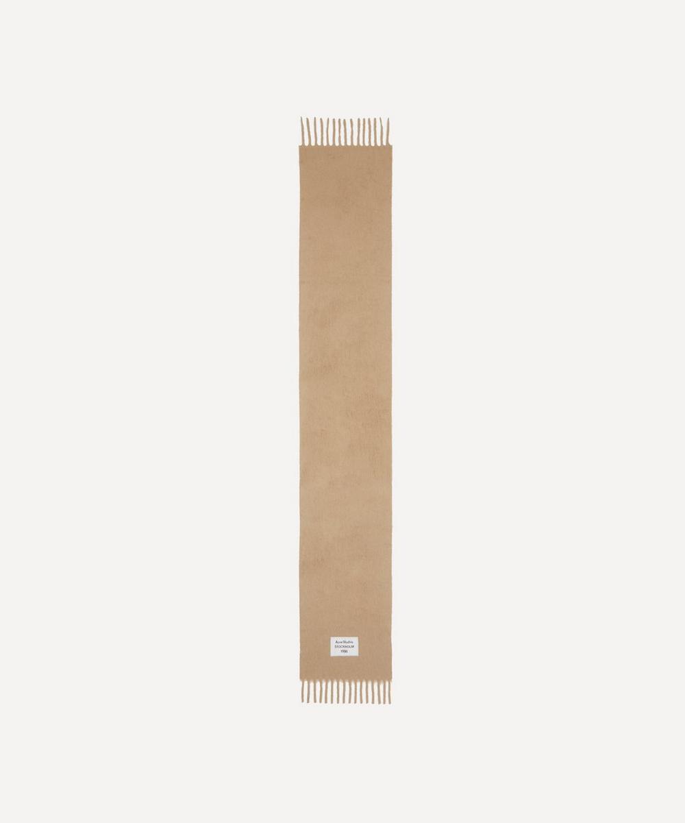 liberty london Acne Studios Fringe Alpaca Scarf