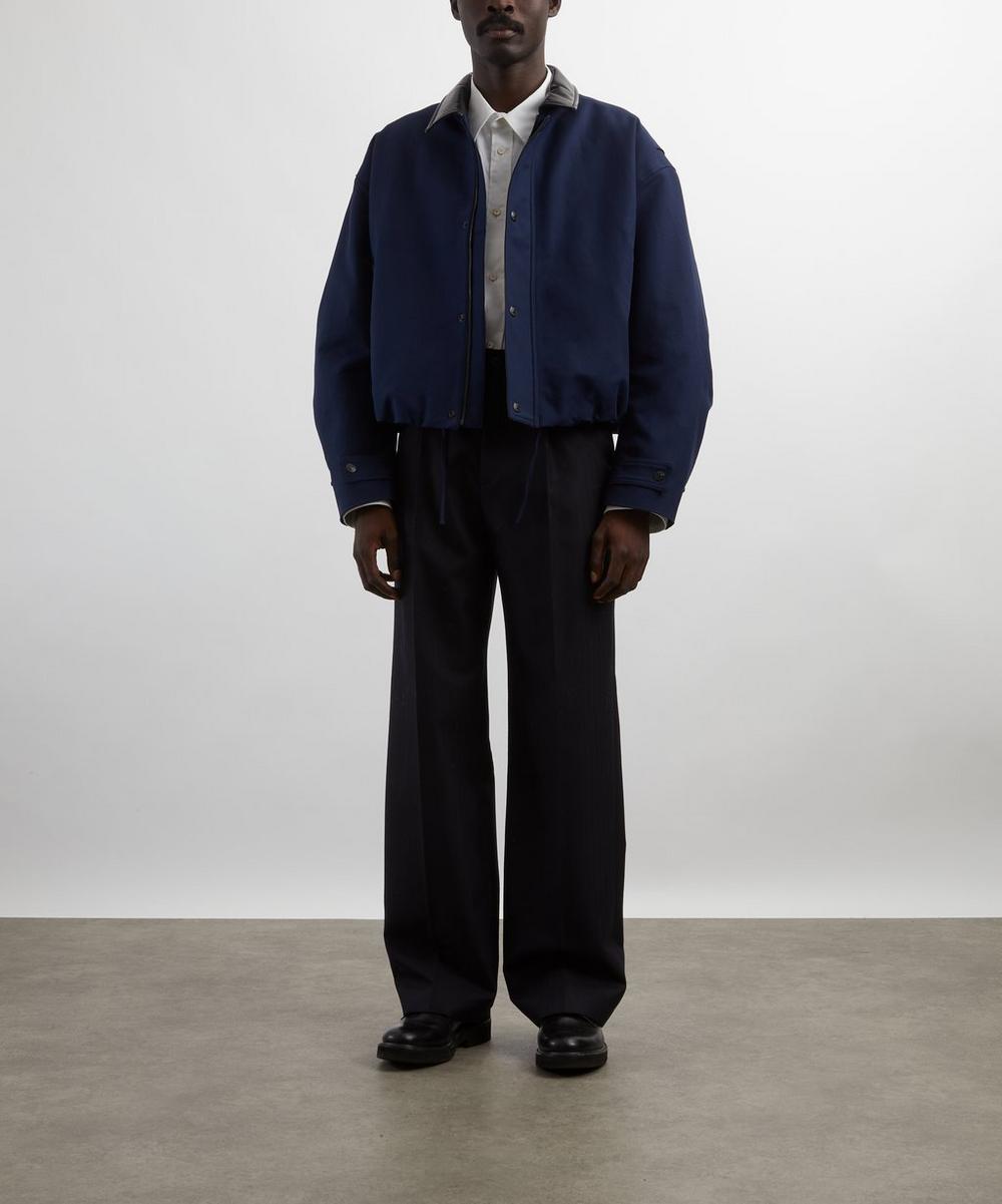 liberty london Acne Studios Navy Twill Jacket