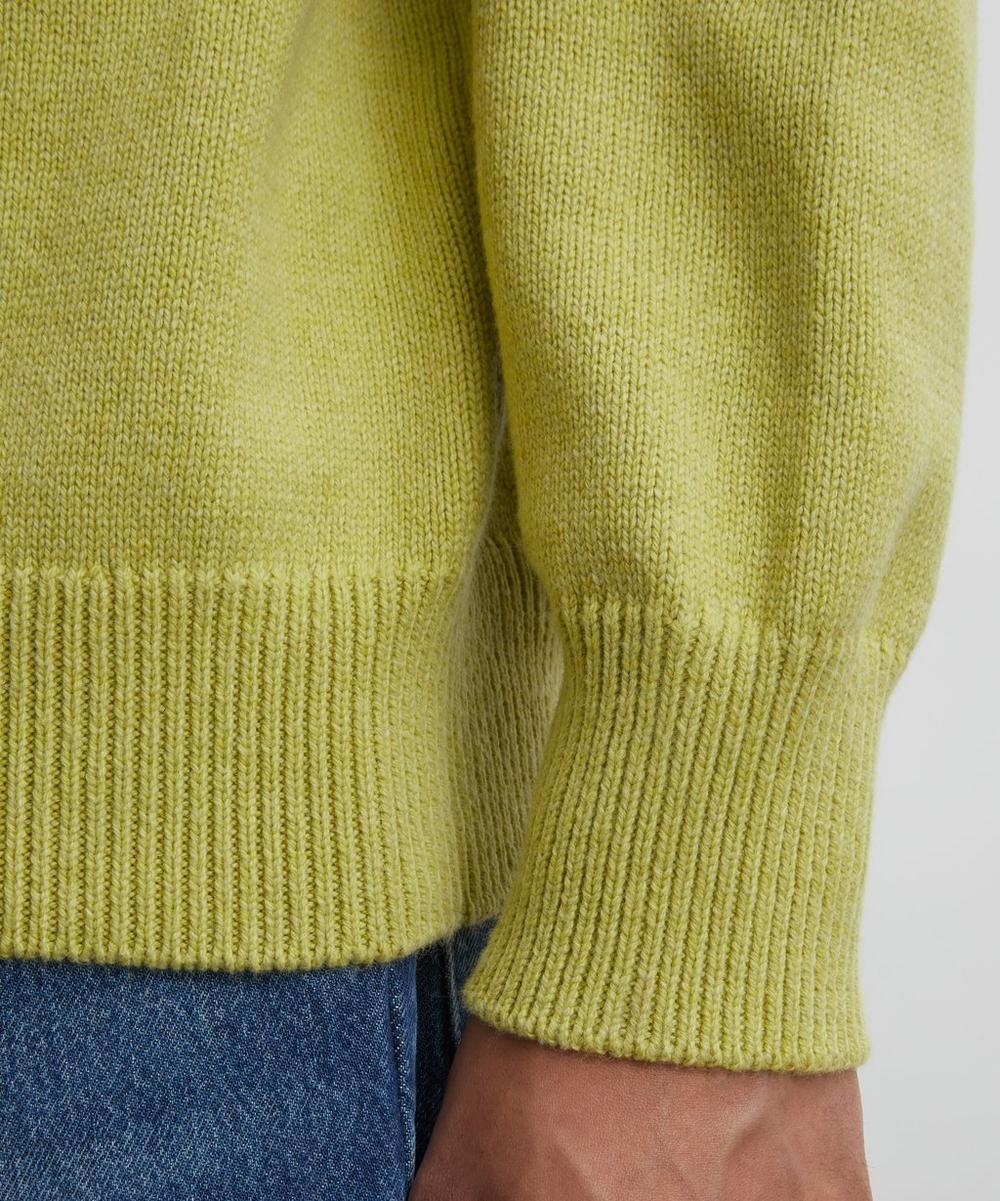 Liberty London Adsum Chartreuse Pady Polo Jumper