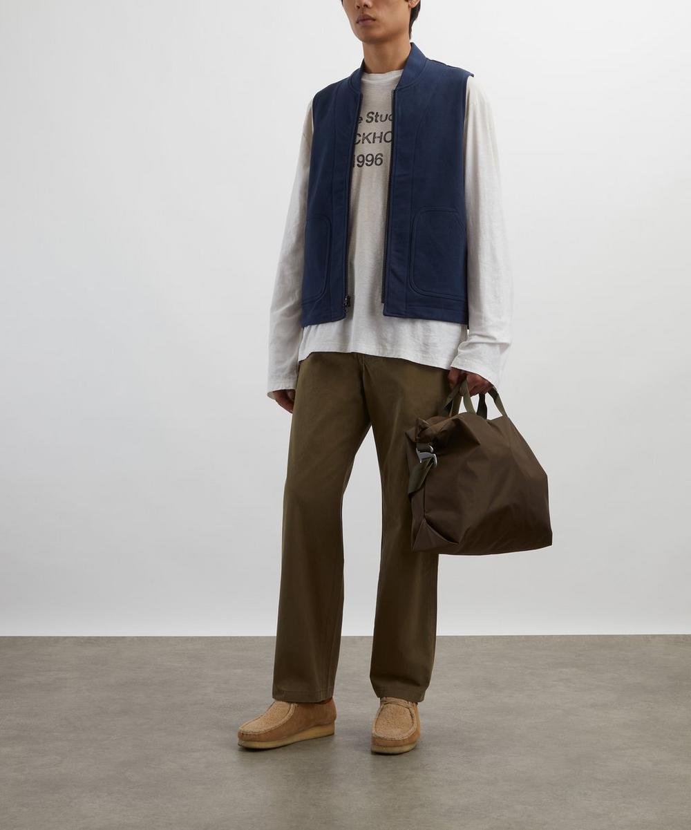 liberty london Adsum Navy Cotton Fleece Vest