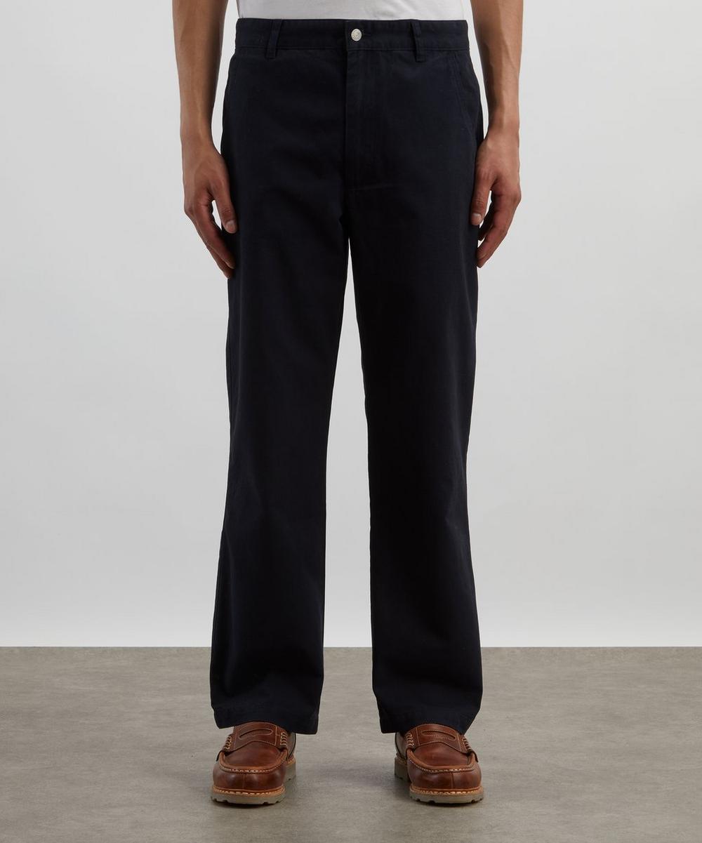 Liberty London Adsum Navy Flap Pocket Trousers
