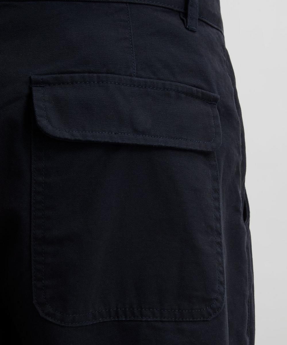 Liberty London Adsum Navy Flap Pocket Trousers
