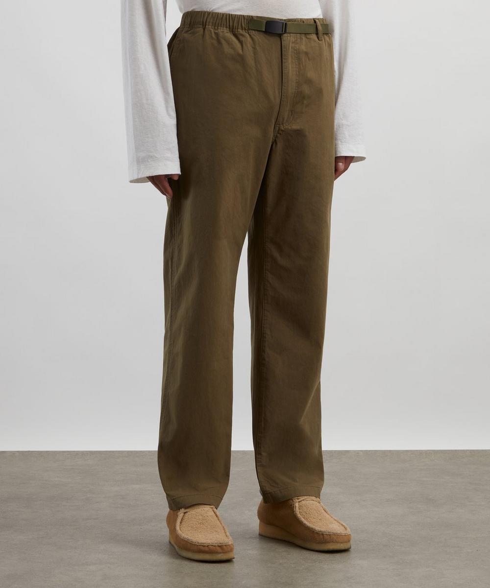 Liberty London Adsum Olive Belted Bank Trousers