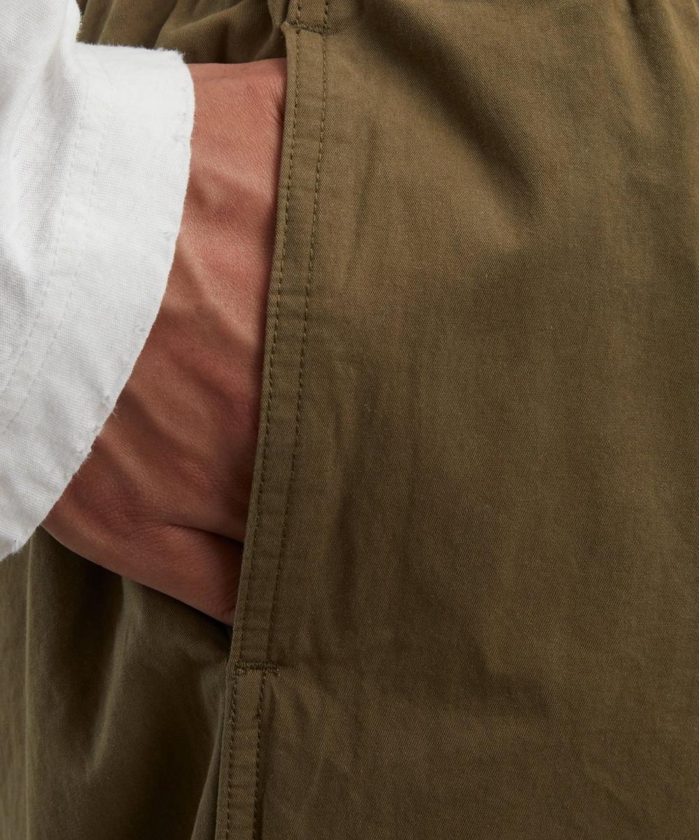 Liberty London Adsum Olive Belted Bank Trousers