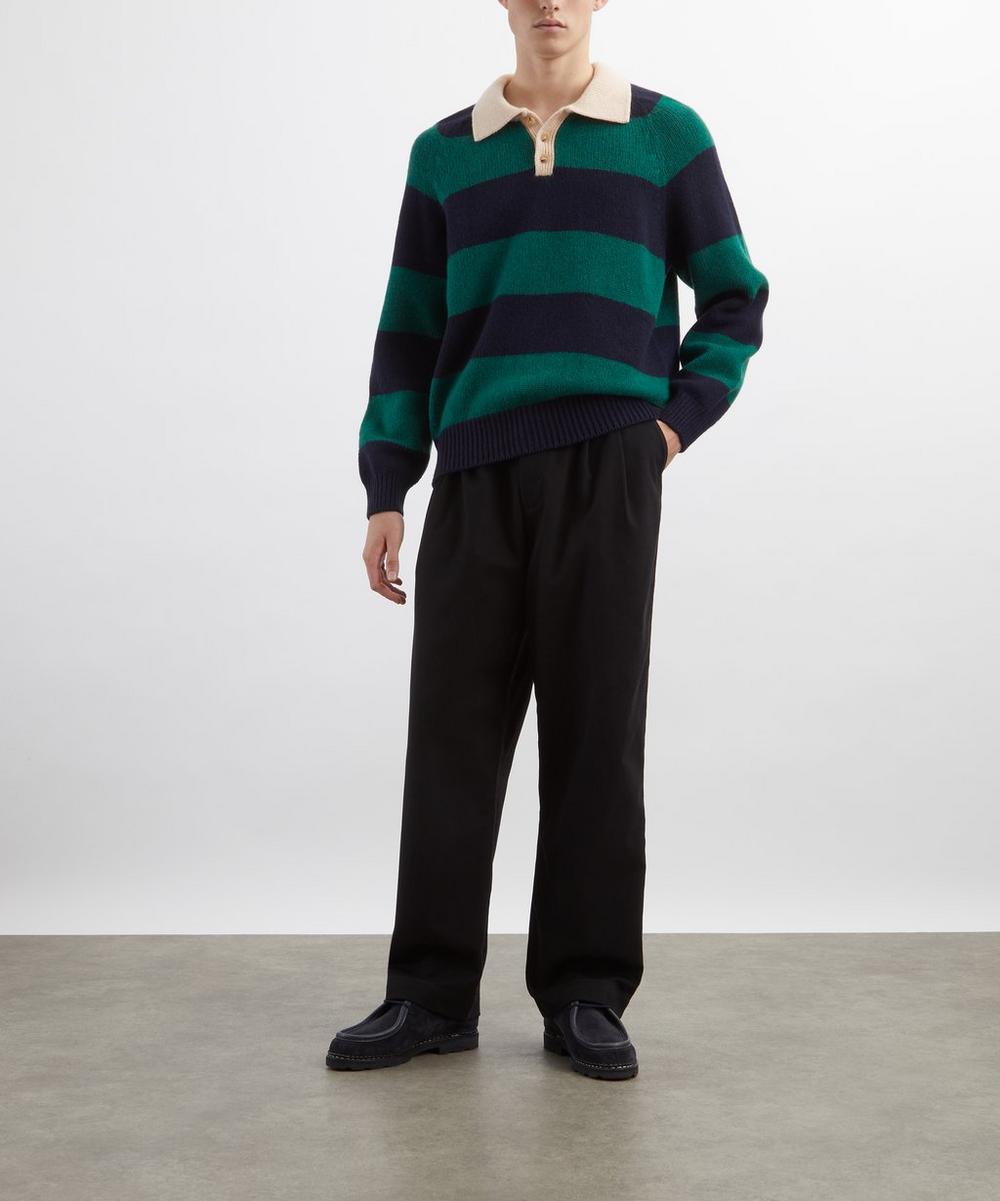 liberty london AGOLDE Slater Pleat Trousers