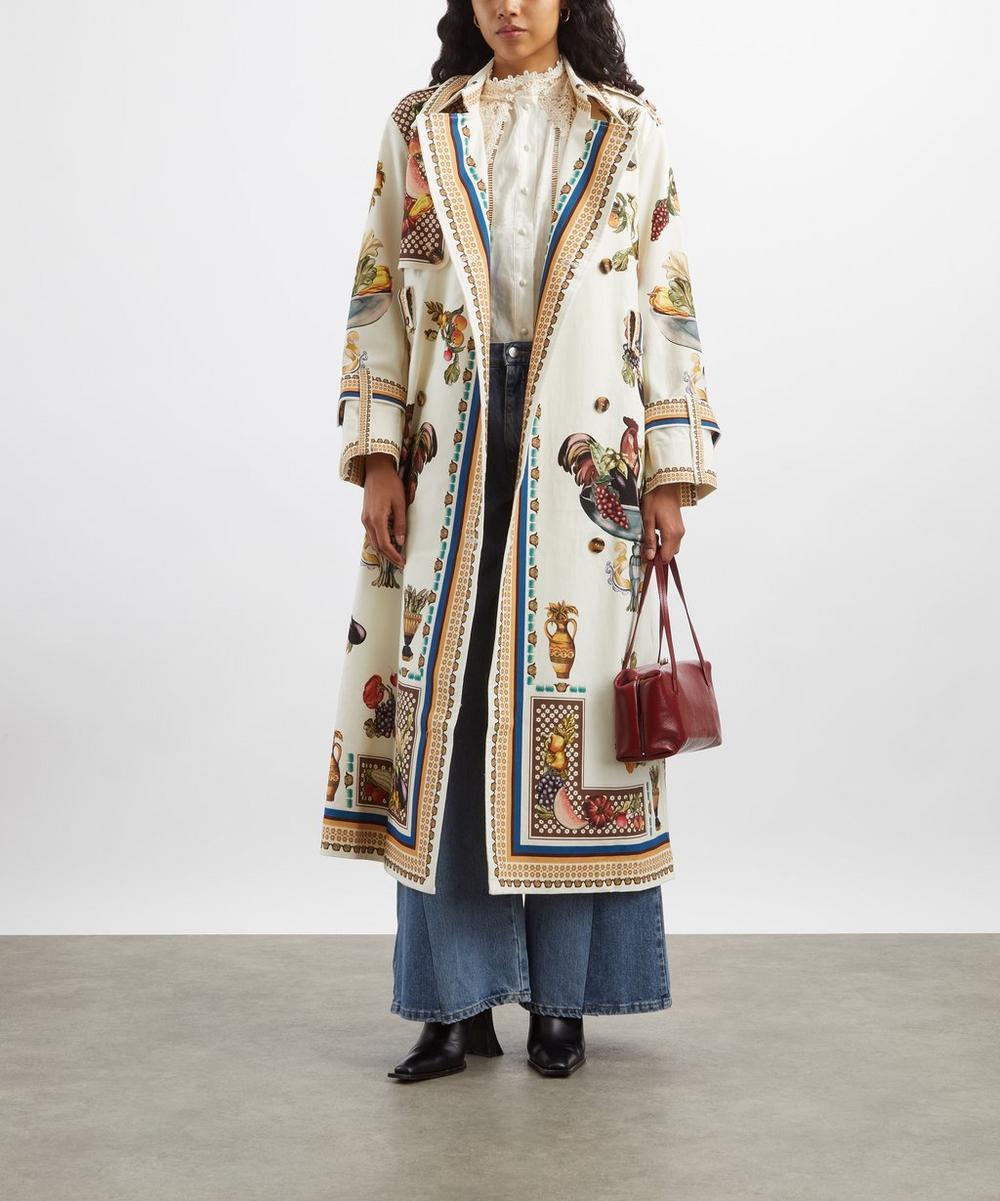 liberty london ALÉMAIS Mercado Trench Coat