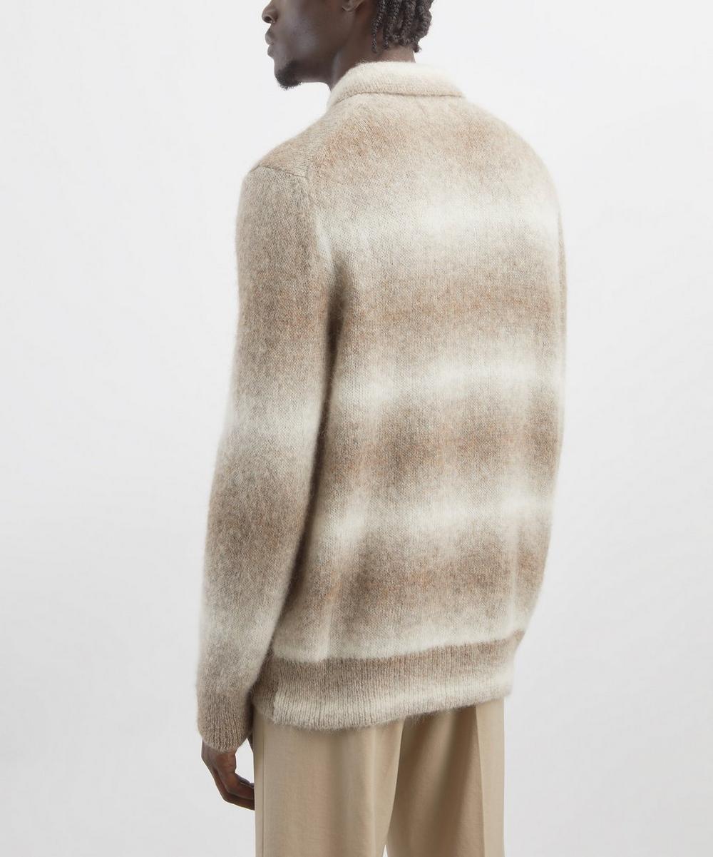 Liberty London Alfie Alpaca-Blend Polo Jumper