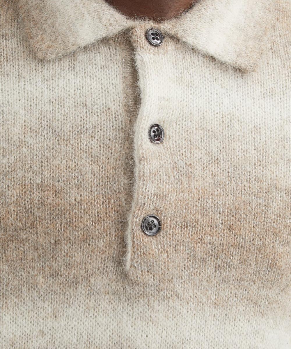 Liberty London Alfie Alpaca-Blend Polo Jumper
