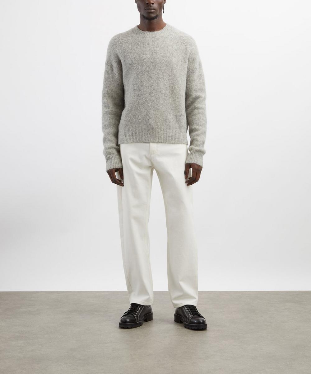 liberty london Ami Alpaca Knit Crewneck Sweater