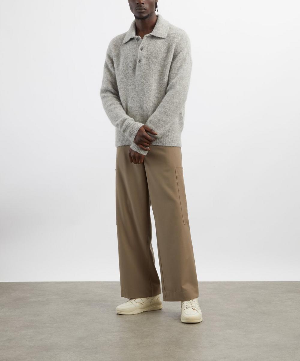 liberty london Ami Alpaca Polo Sweater
