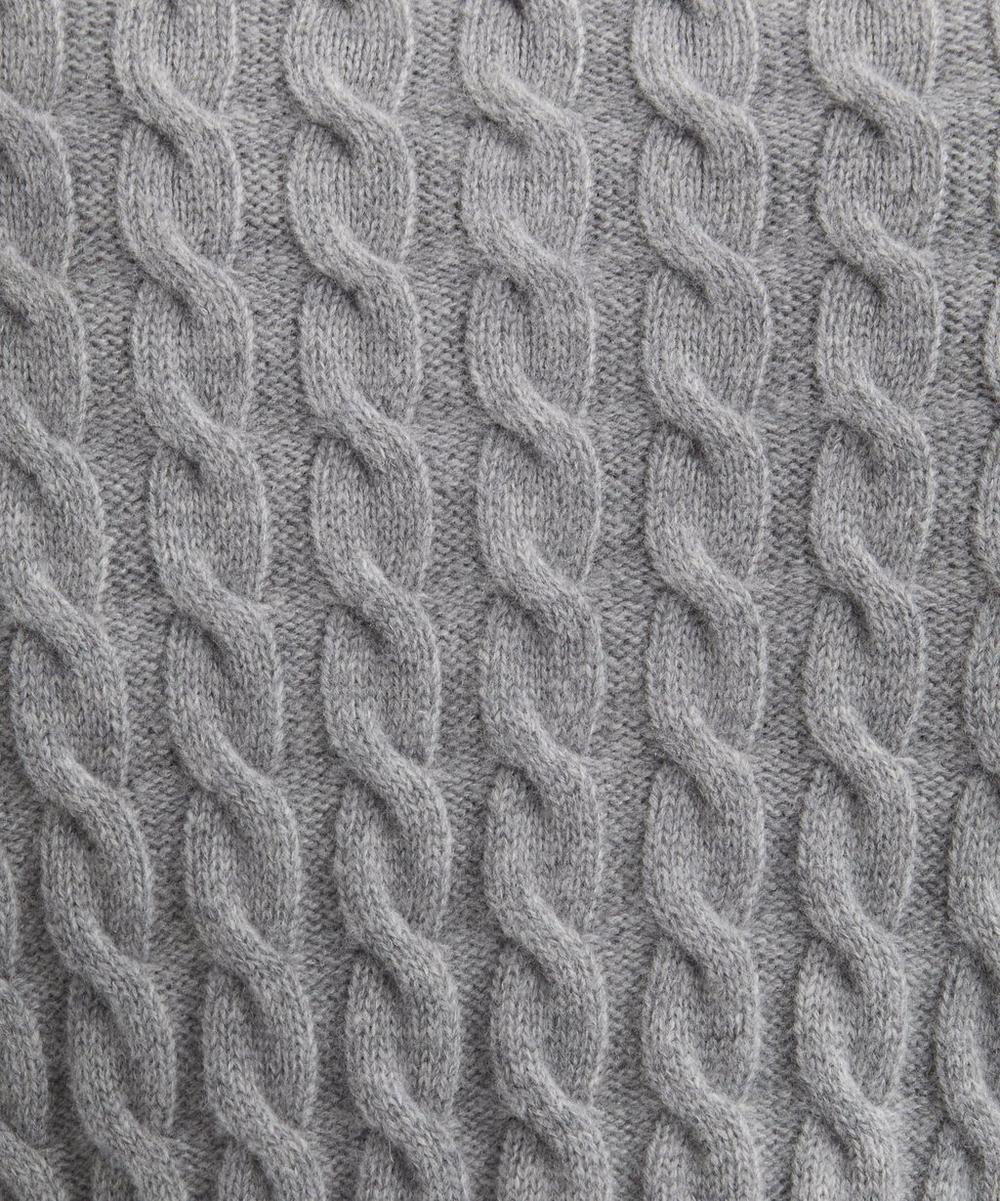 Liberty London Ami Cable-Knit Polo Jumper