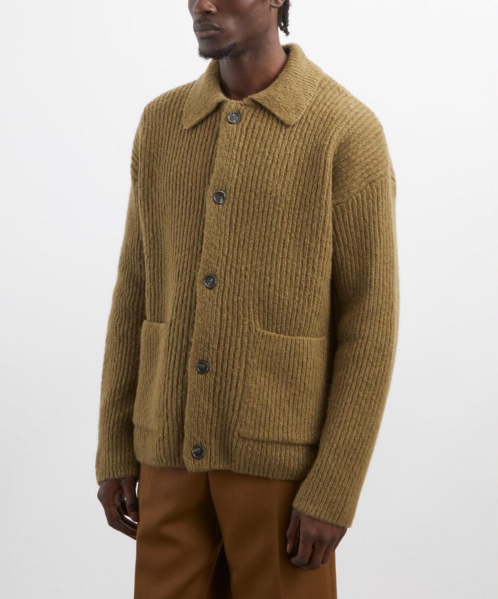 Liberty London Ami Chunky Ribbed Knit Cardigan