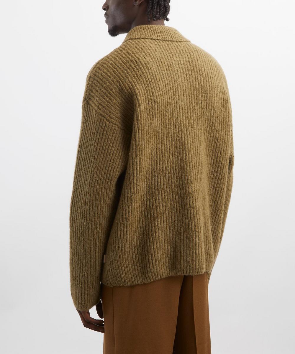 Liberty London Ami Chunky Ribbed Knit Cardigan