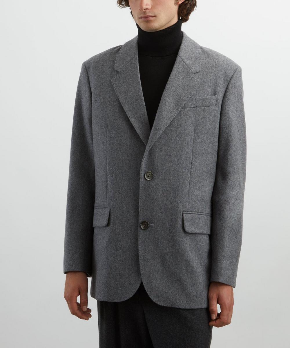 Liberty London Ami Grey Wool Loose Blazer
