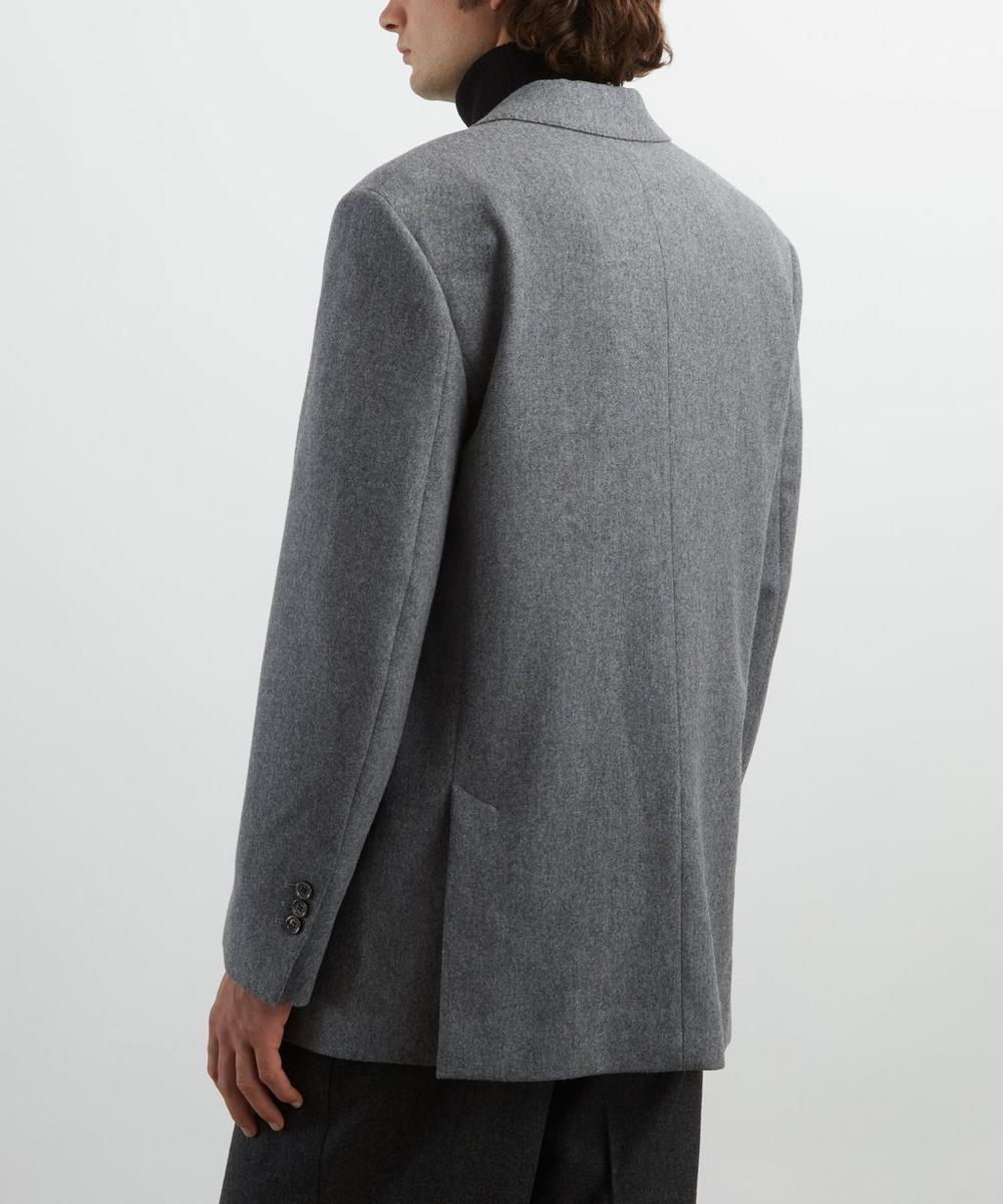 Liberty London Ami Grey Wool Loose Blazer