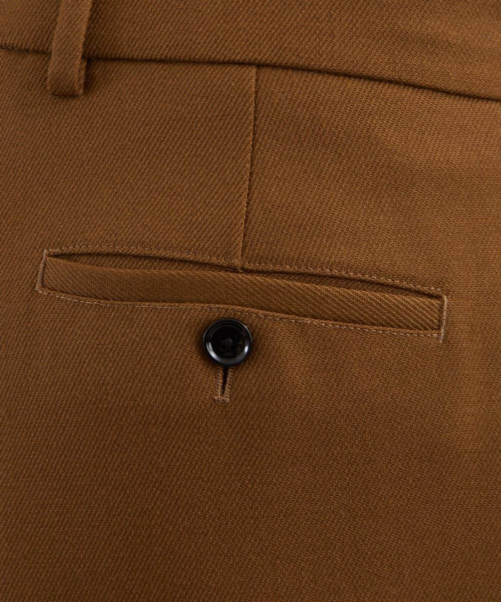 Liberty London Ami Wool Tabs Wide-leg Trousers