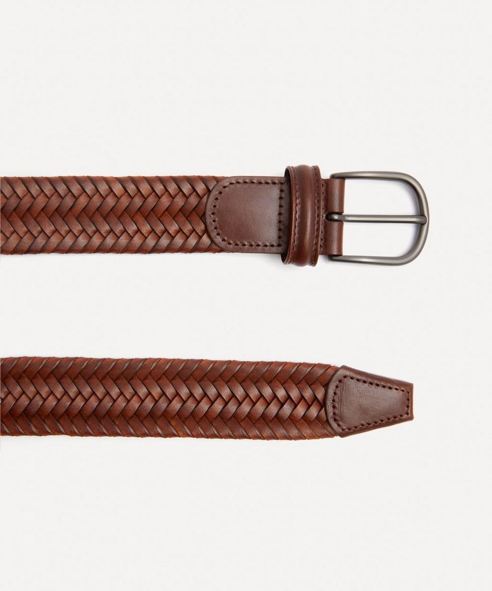 liberty london Anderson's Woven Leather Belt