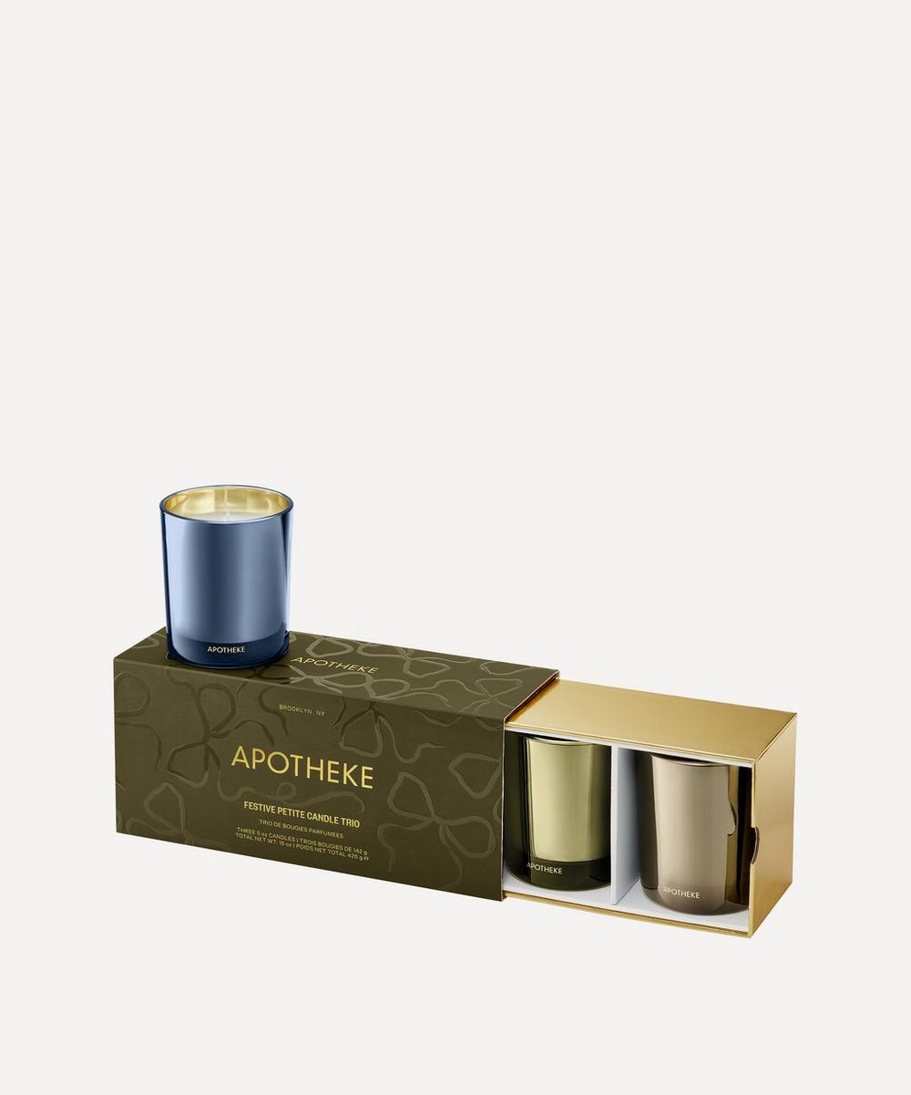 liberty london Apotheke Festive Petite Candle Trio