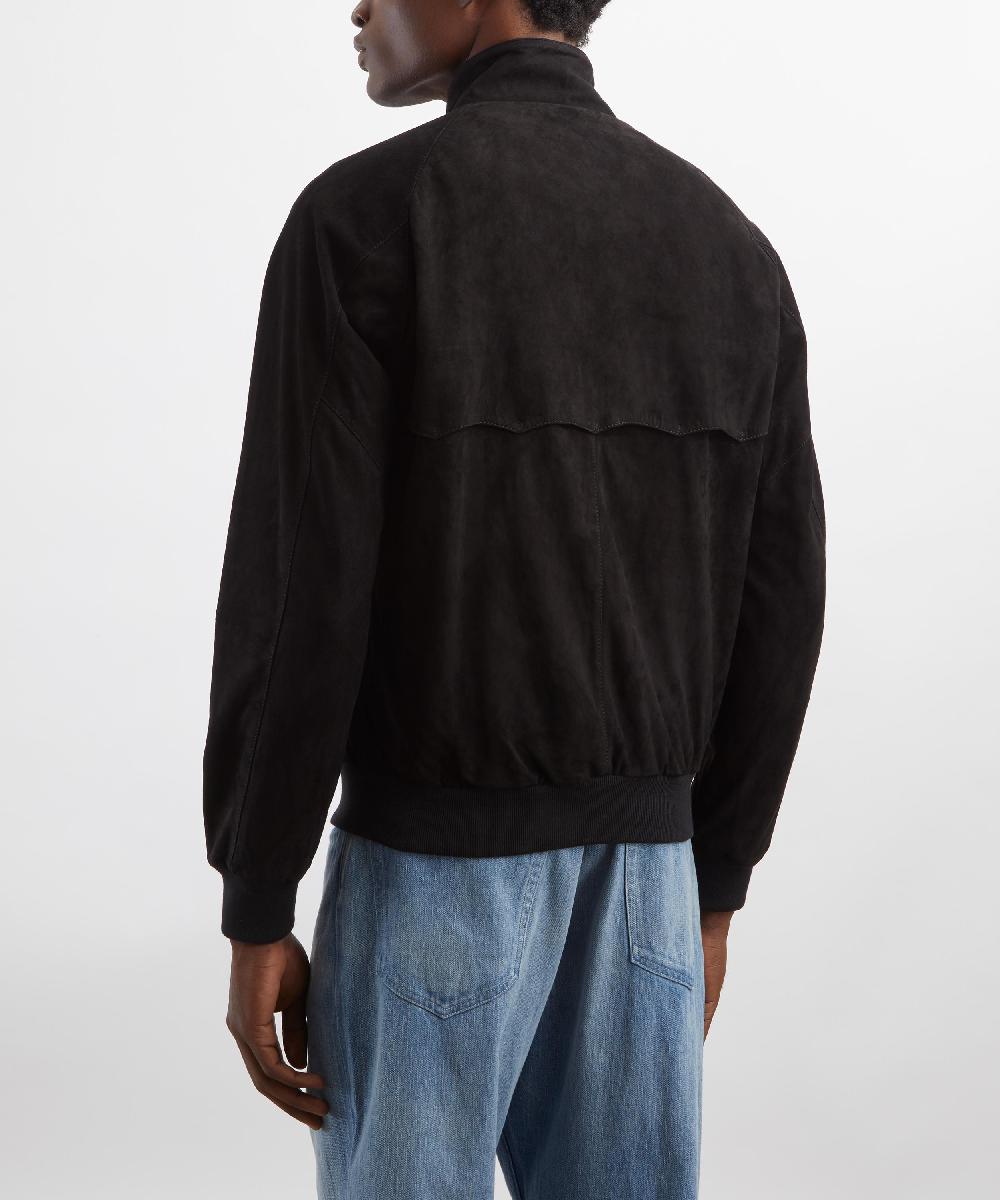 Liberty London Baracuta G9 Suede Harrington Jacket