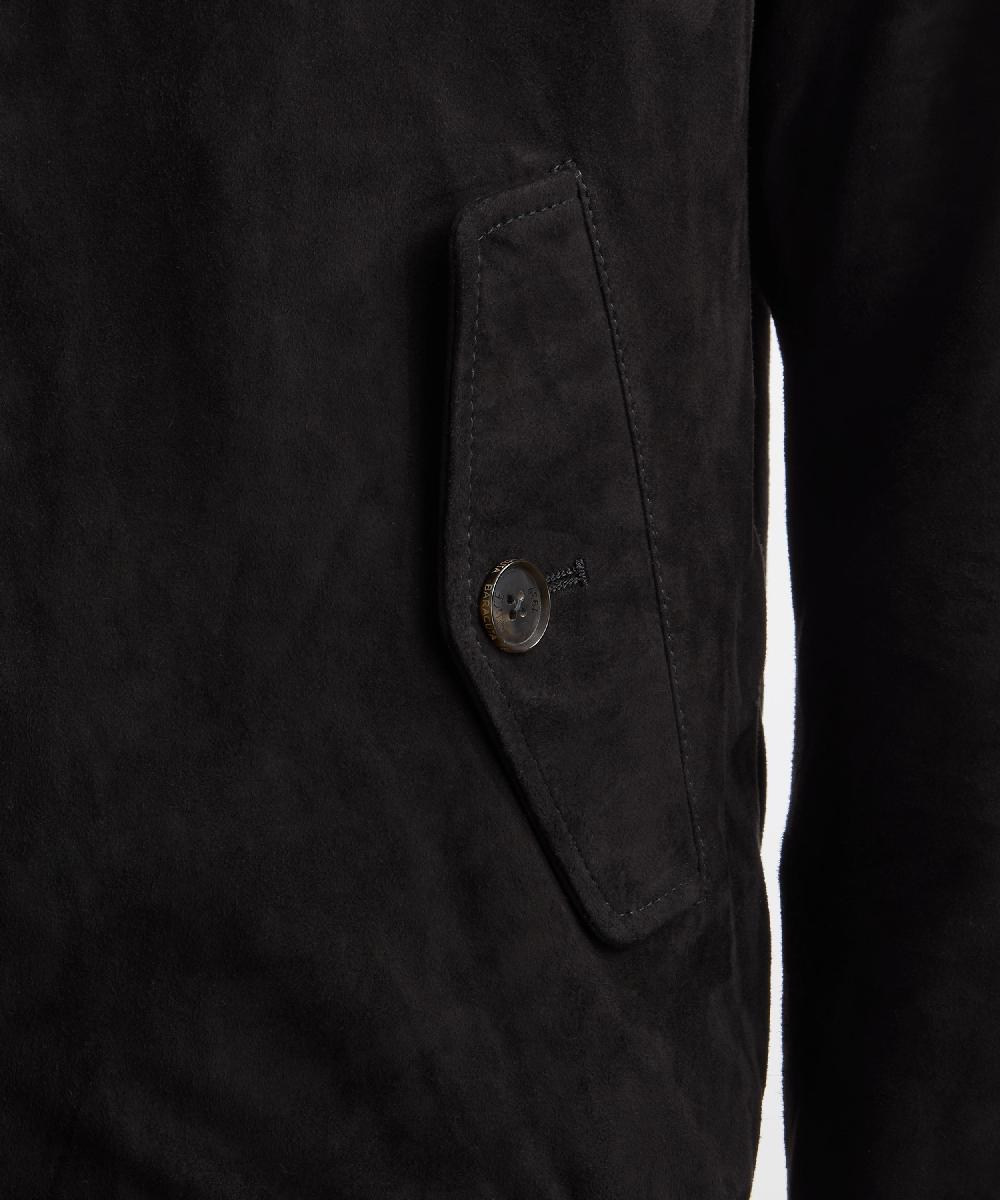 Liberty London Baracuta G9 Suede Harrington Jacket