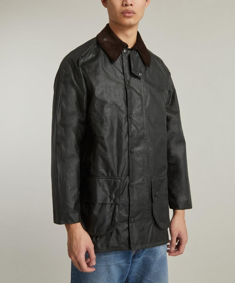 Liberty London Barbour Beaufort Sage Waxed Jacket