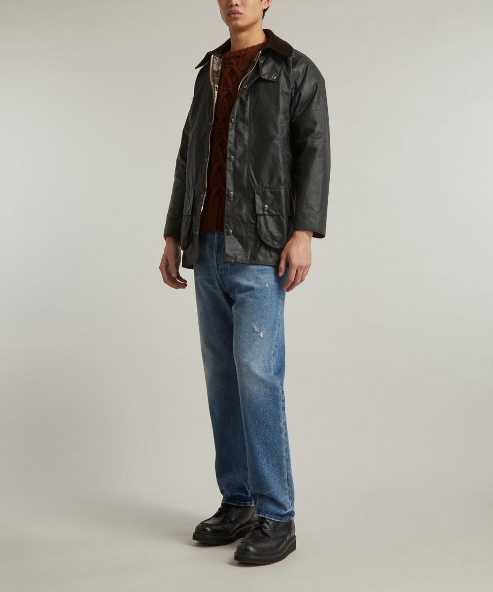 liberty london Barbour Beaufort Sage Waxed Jacket