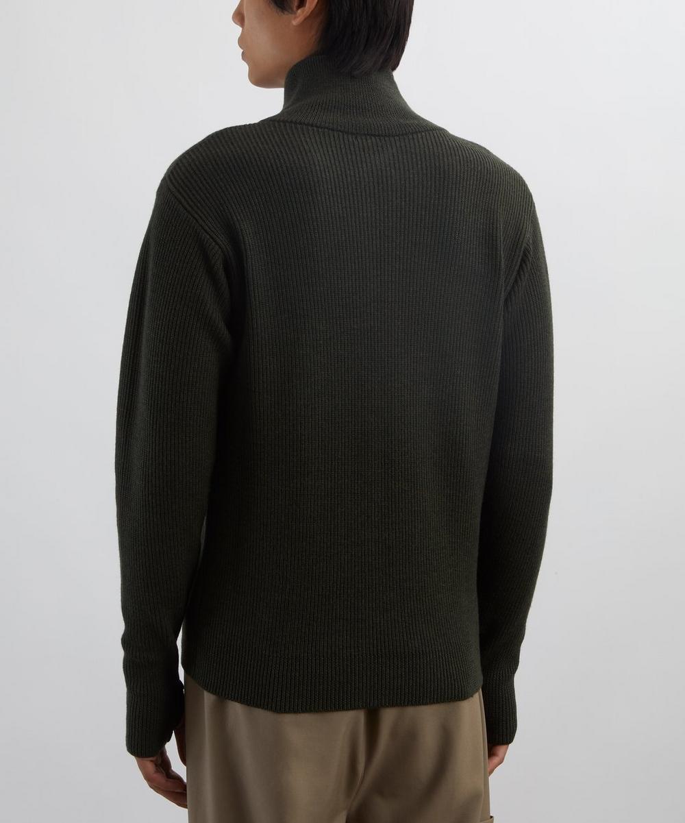 Liberty London Barena Army Dori Wool Cardigan