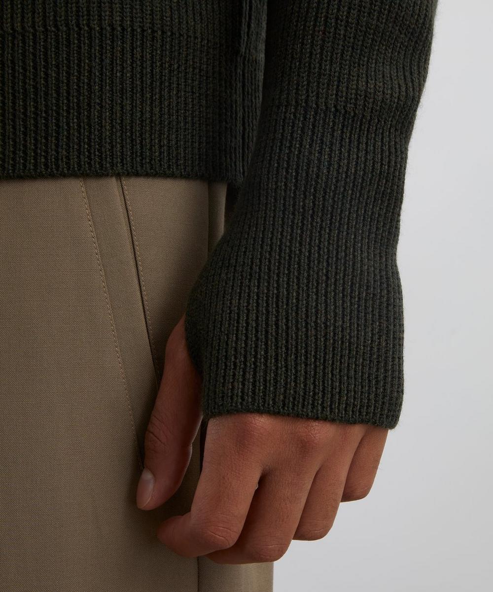 Liberty London Barena Army Dori Wool Cardigan