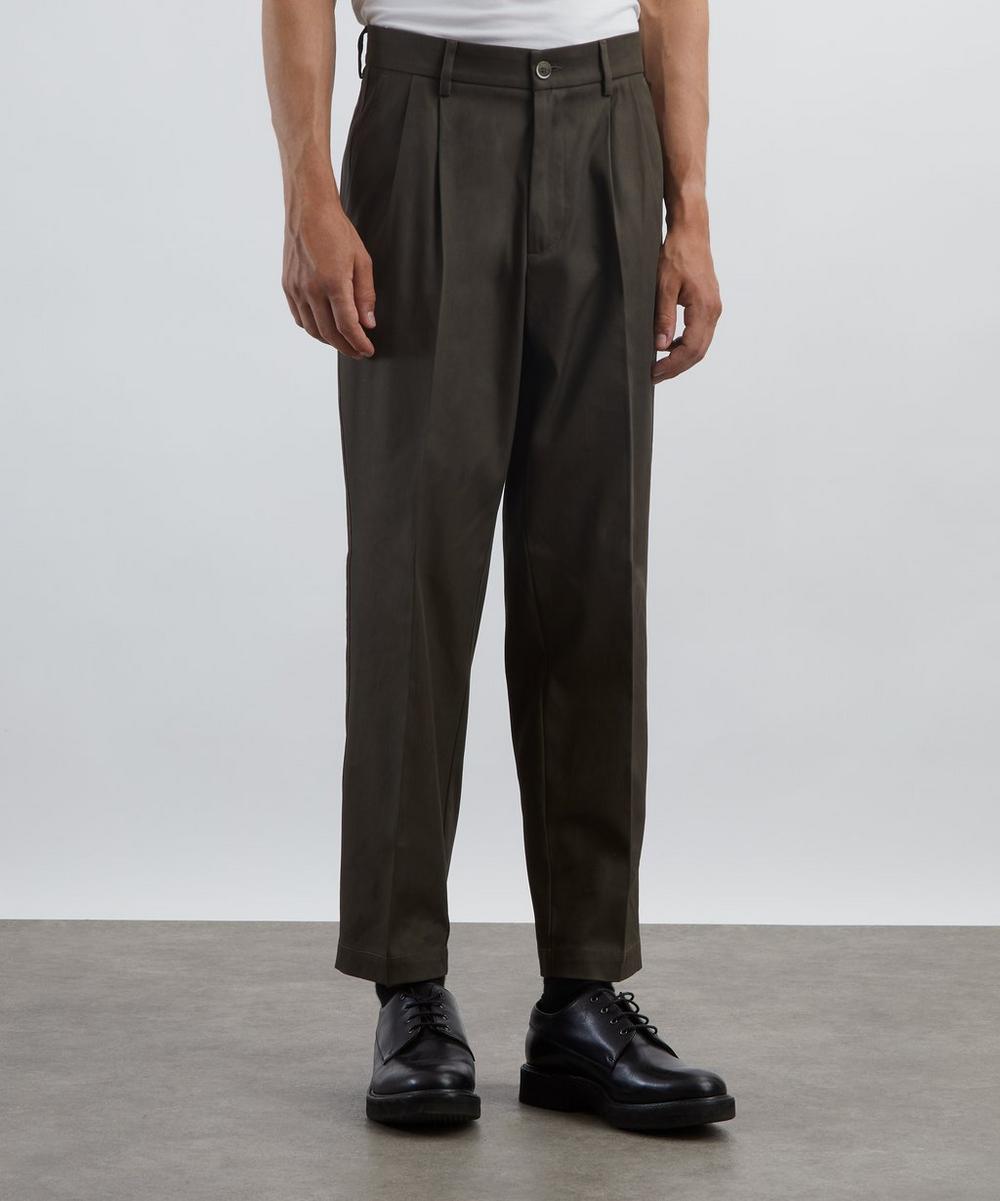 Liberty London Barena Army Nerio Cotton Trousers