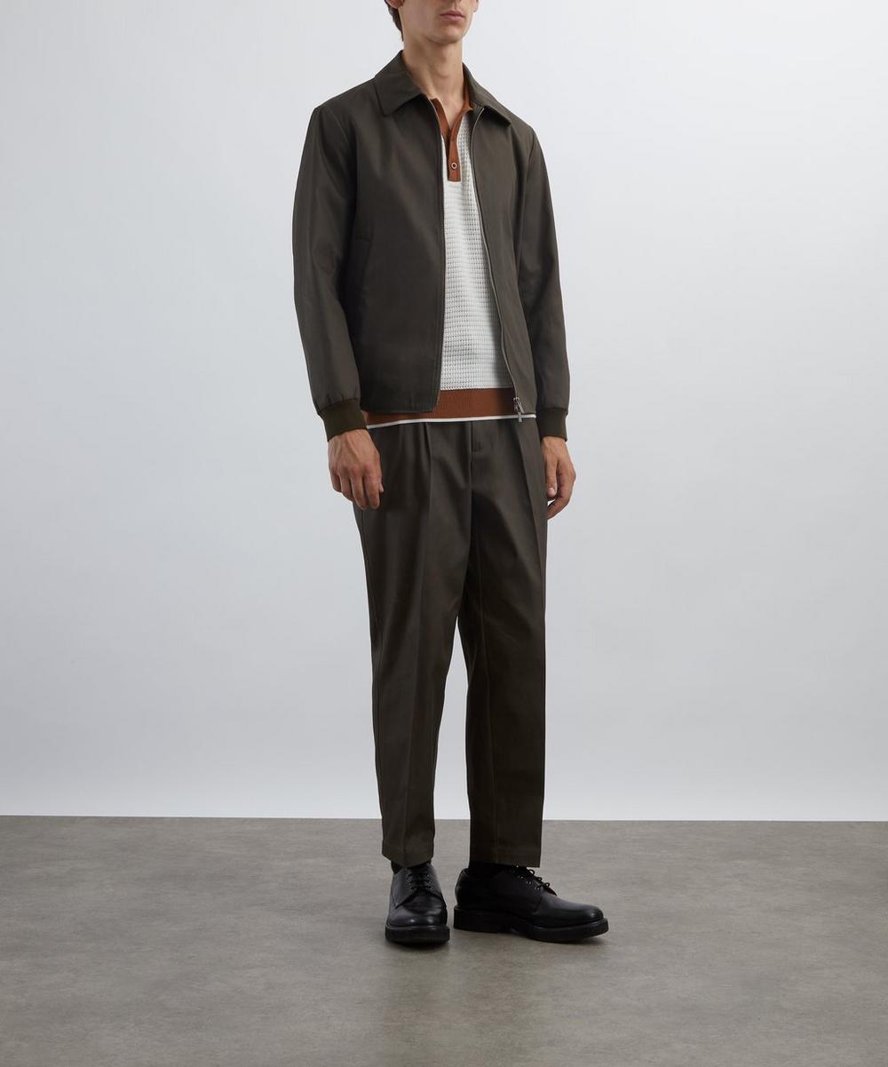 liberty london Barena Army Nerio Cotton Trousers