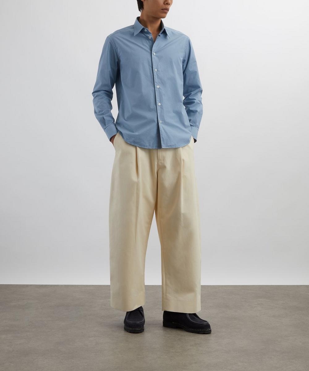 liberty london Barena Blue Maridola Cotton Shirt