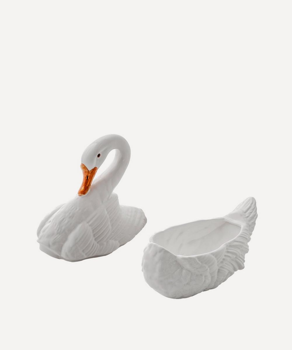 liberty london Bitossi Swan Ceramic Soup Tureen