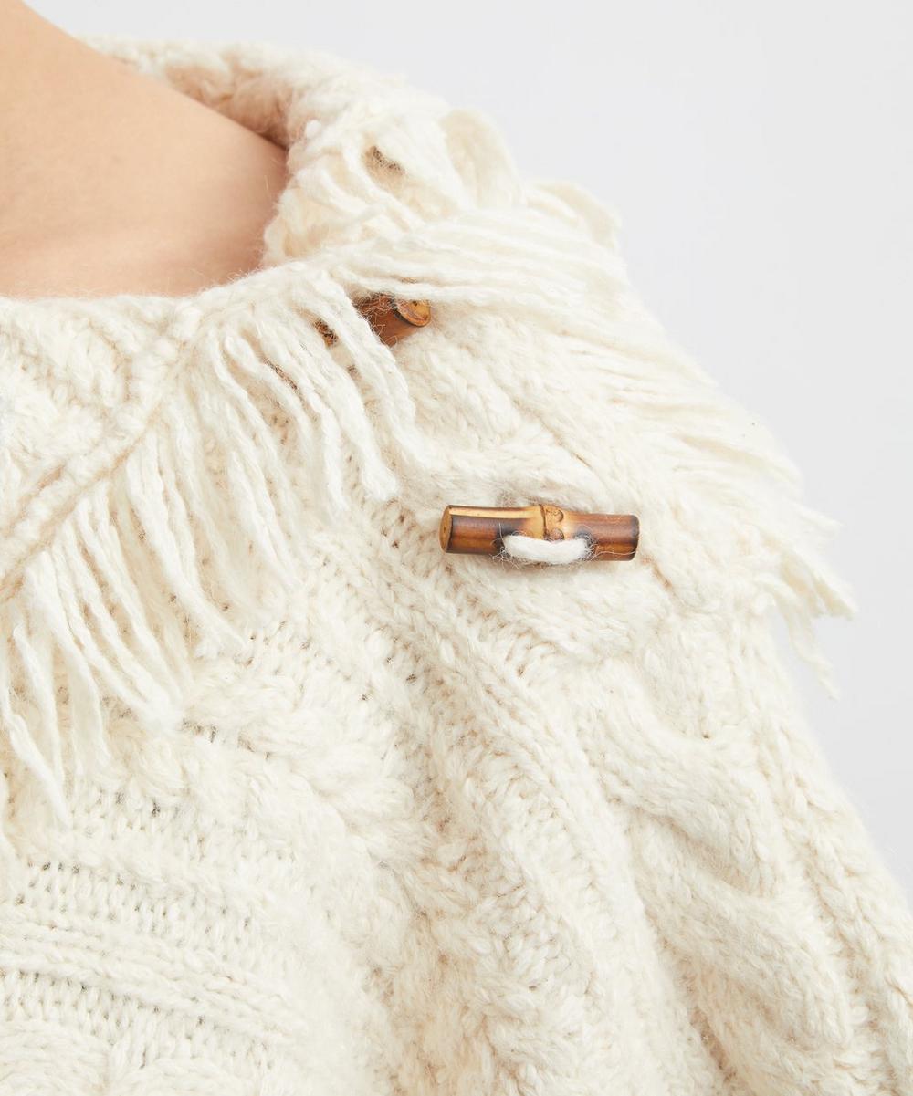 Liberty London Blanche Cable-Knit Jumper