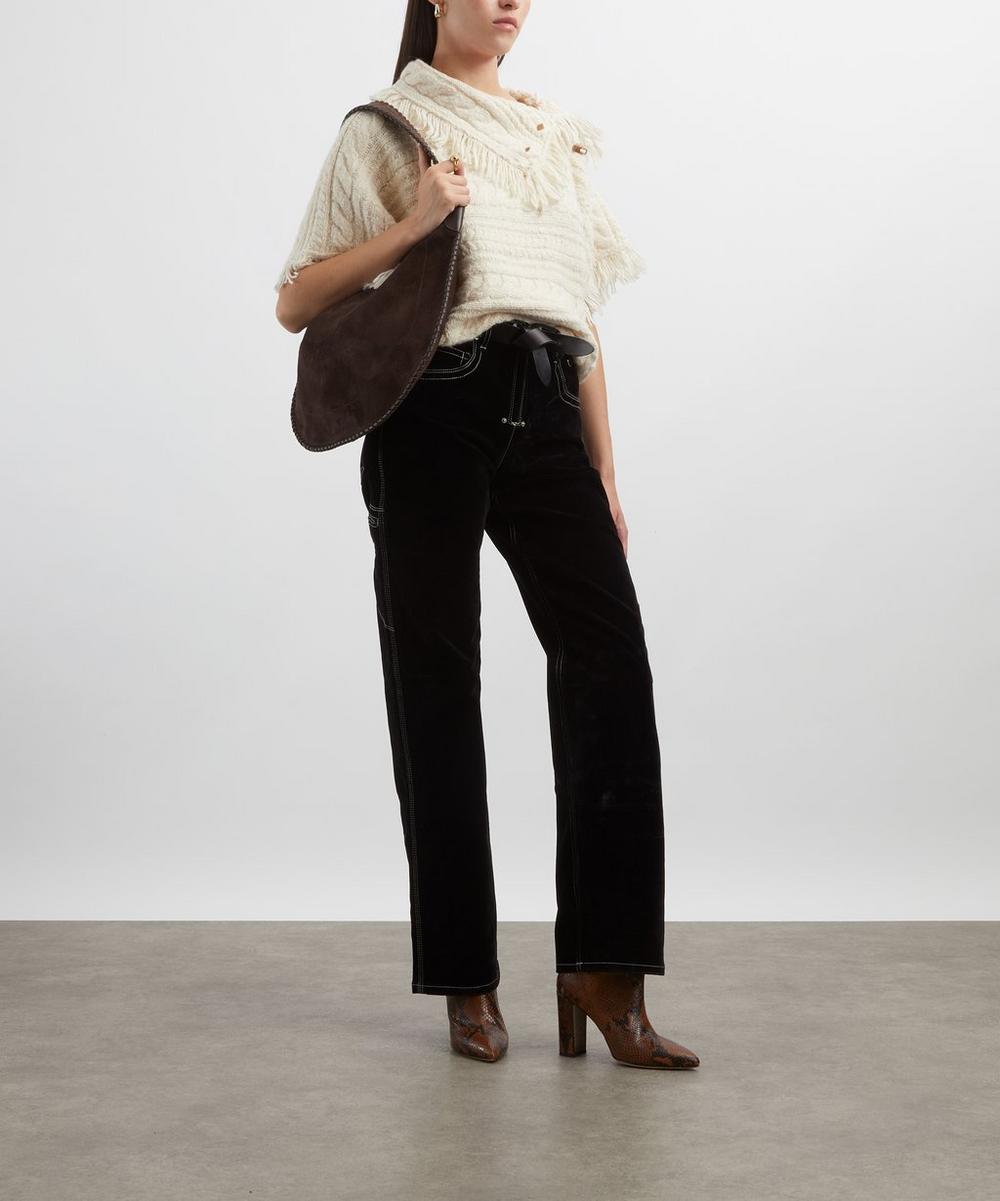 liberty london Blanche Cable-Knit Jumper