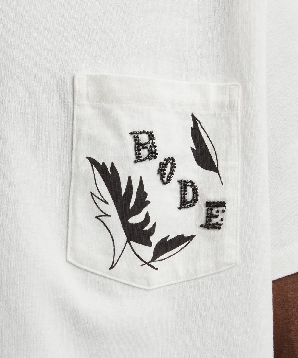Liberty London Bode Beaded Pocket Leaf T-Shirt