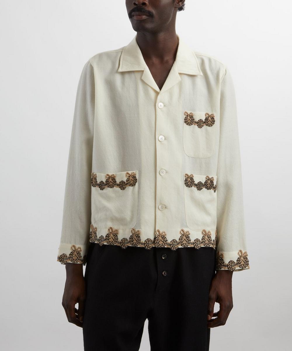 Liberty London Bode Cream Laurelist Overshirt