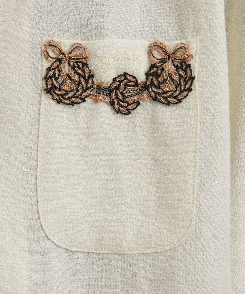 Liberty London Bode Cream Laurelist Overshirt