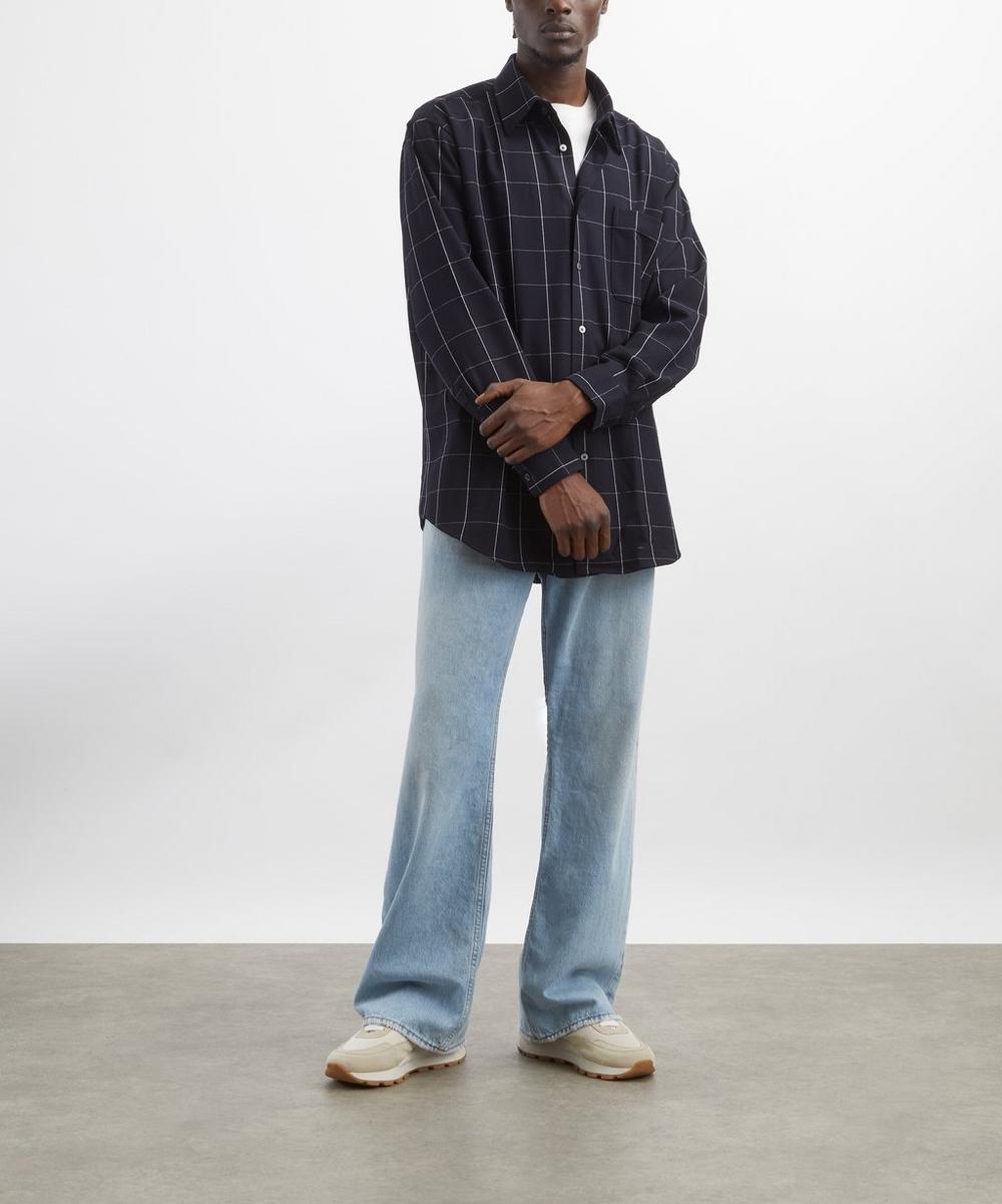 liberty london Carter Young Hugo Wool Check Shirt