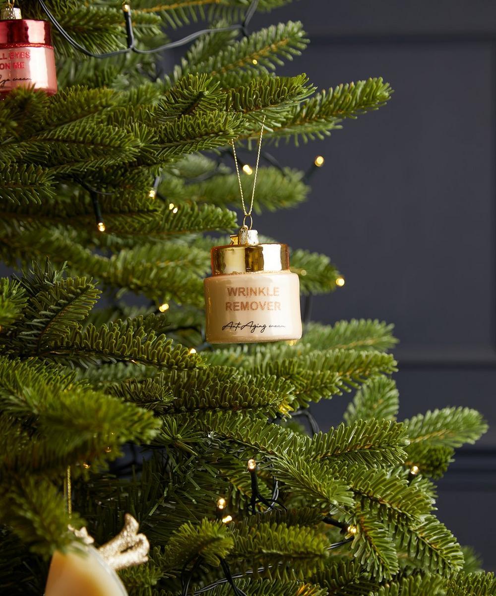 liberty london Christmas Eye Cream Glass Ornament