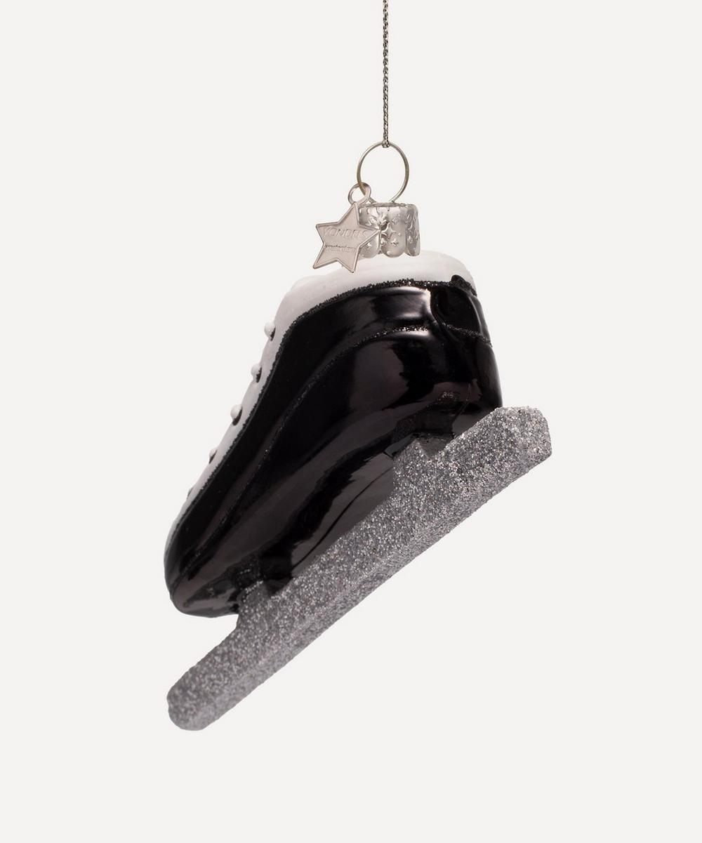 Liberty London Christmas Ice Skate Glass Ornament