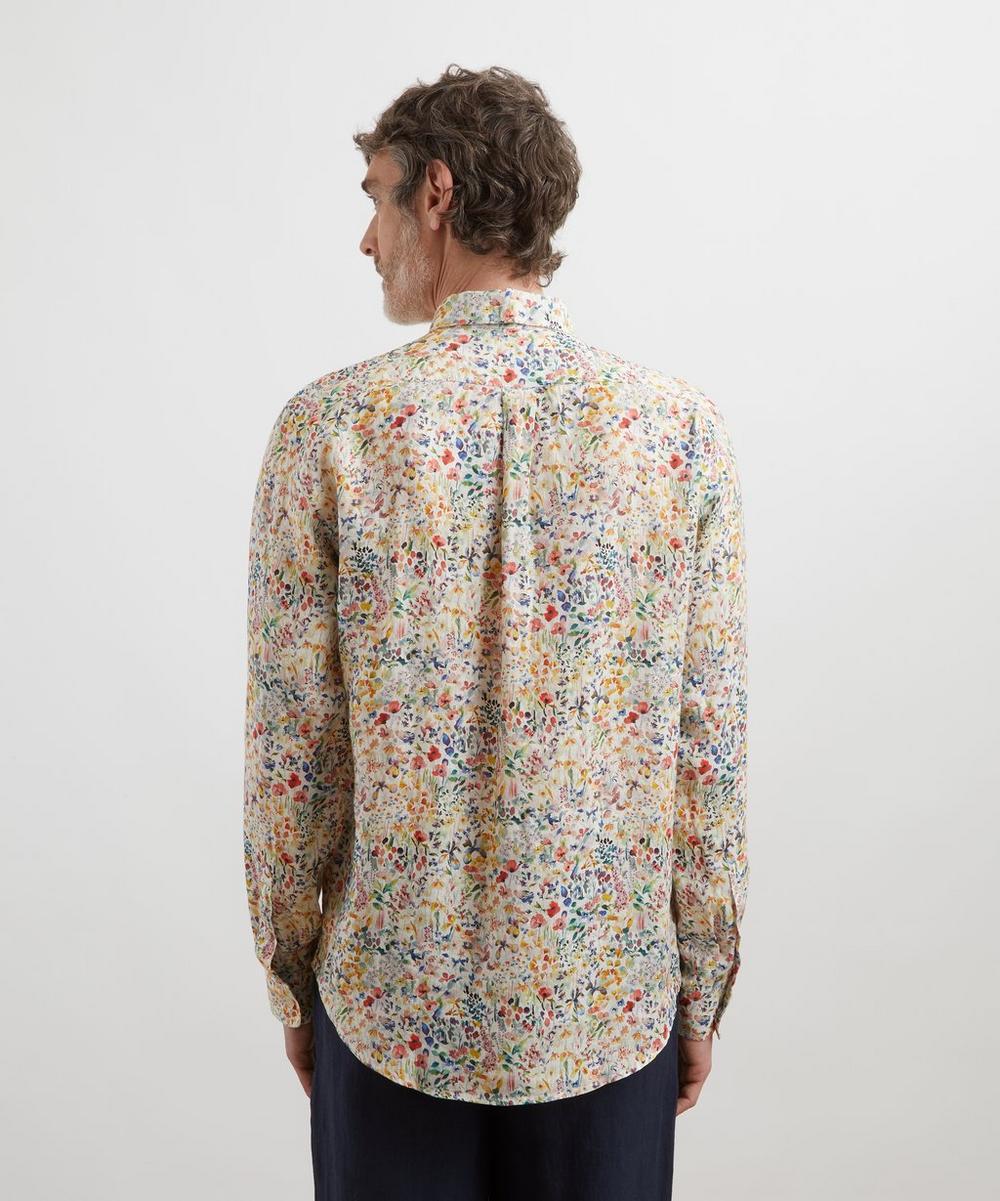 Liberty London Classic Fit Hemp Shirt In Felda