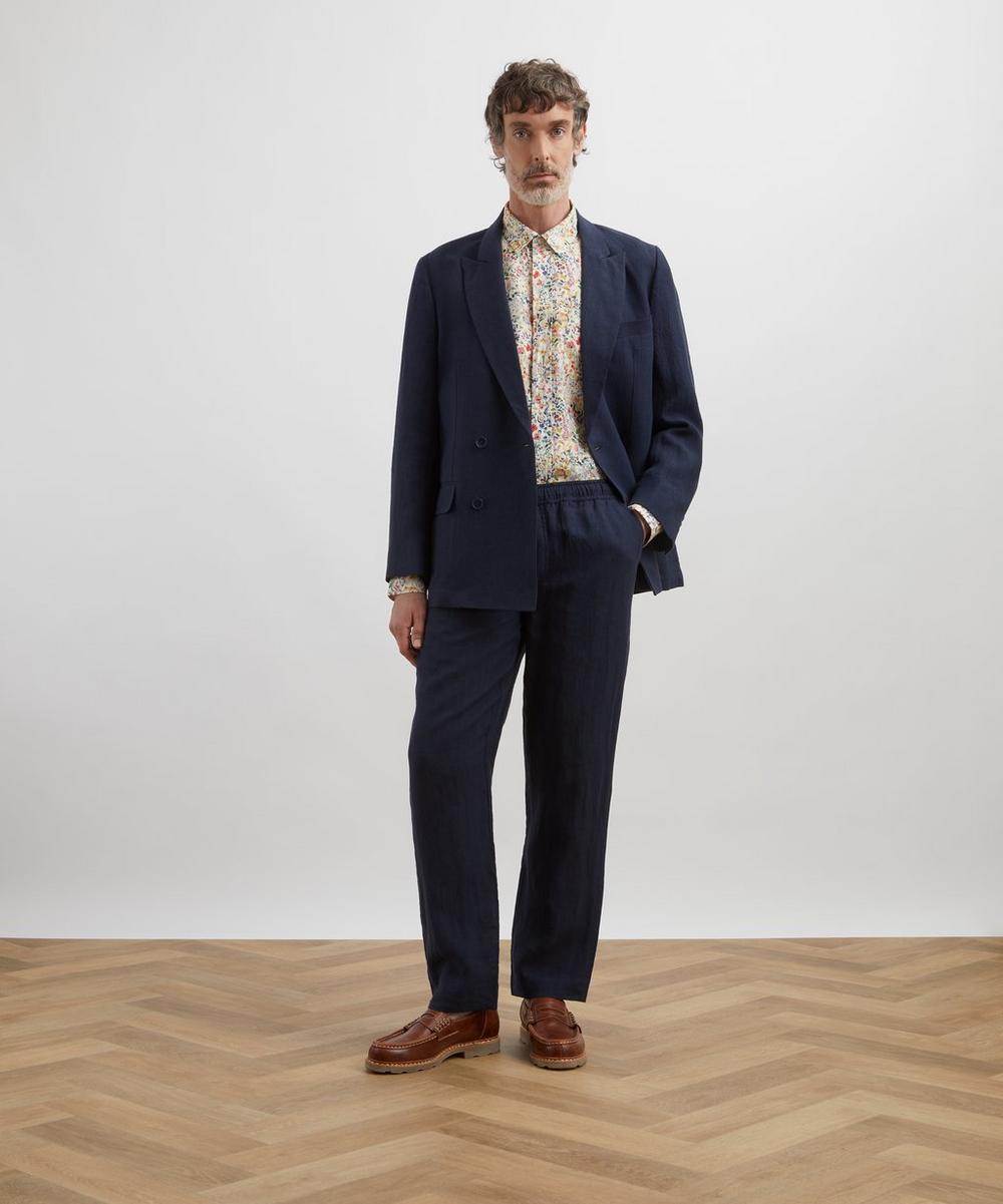 liberty london Classic Fit Hemp Shirt in Felda