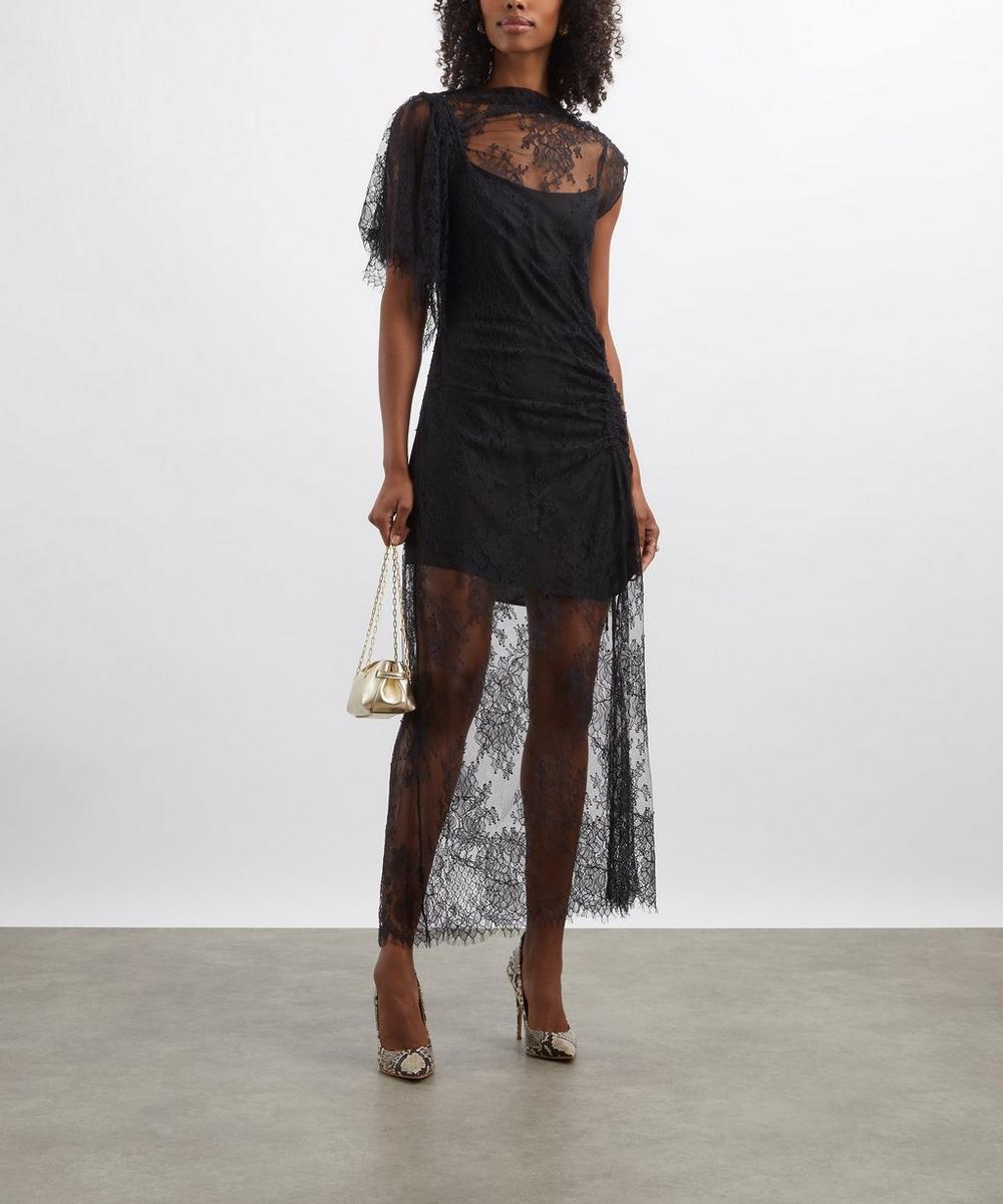 liberty london Clea Sequoia Lace Midi Dress