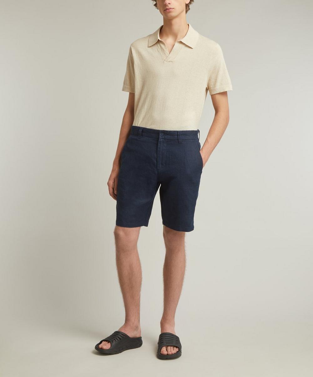 liberty london Crown 1454 Linen Shorts